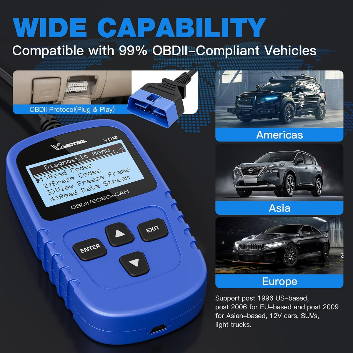 RevCore OBD2 Scanner Diagnostic Tool
