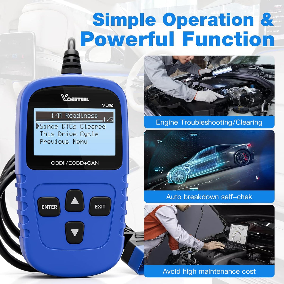 RevCore OBD2 Scanner Diagnostic Tool