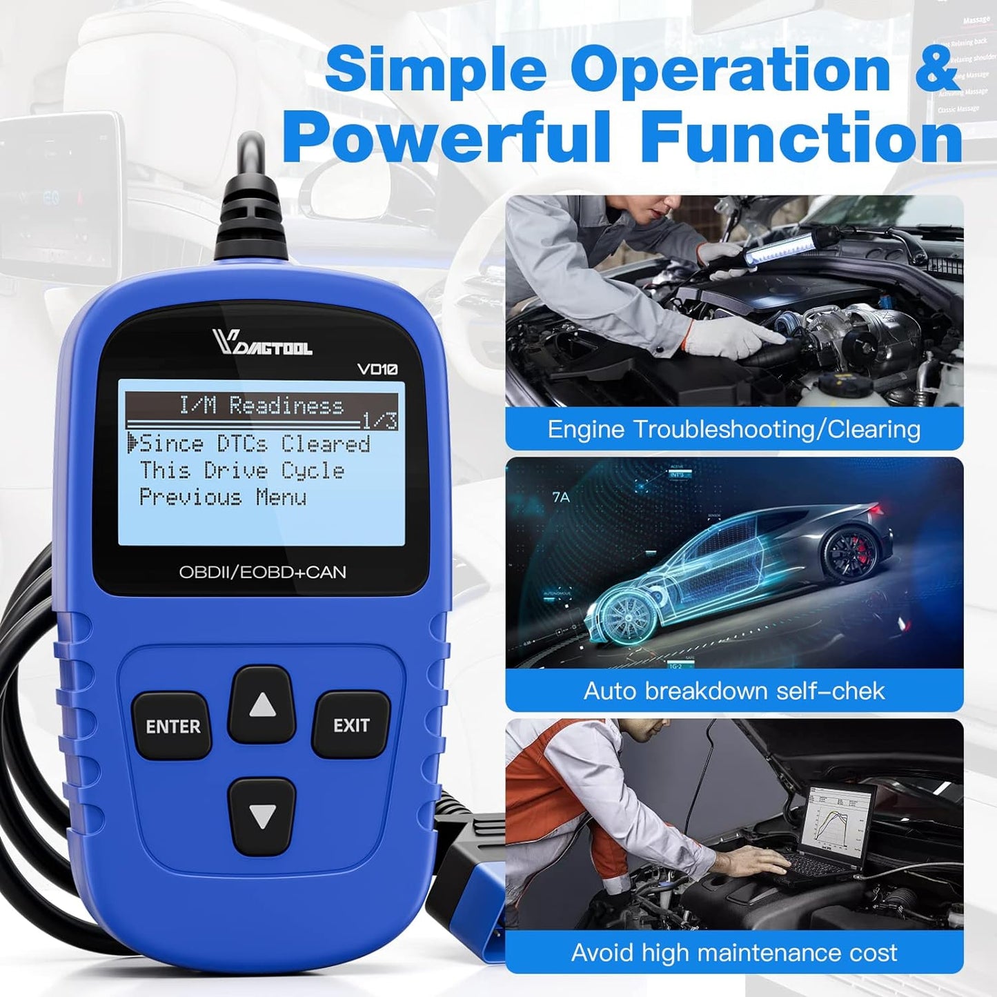RevCore OBD2 Scanner Diagnostic Tool
